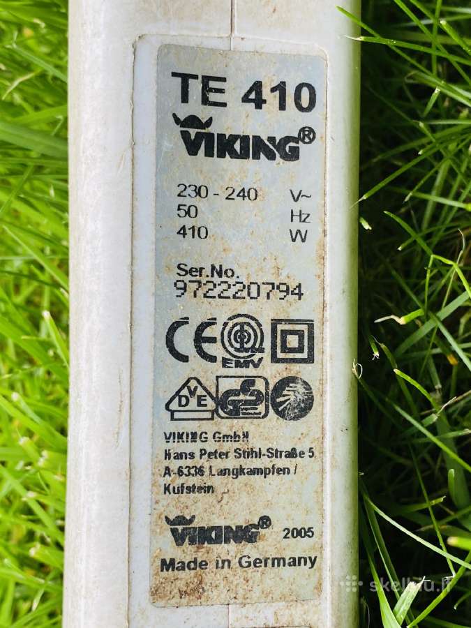 Vokiškas Elektrinis Trimeris - ''Viking Te 410 '' - nuotraukos Nr. 2