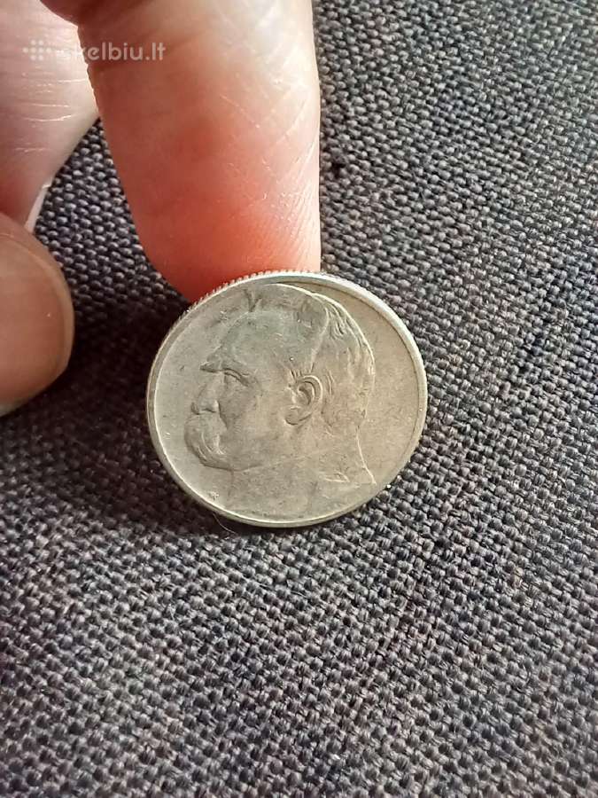 2 zlotai pilsudskis