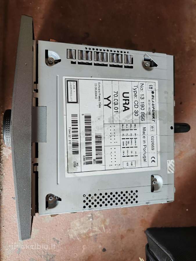 Opel astra h CD 30 radijas su CD grotuvu - nuotraukos Nr. 2