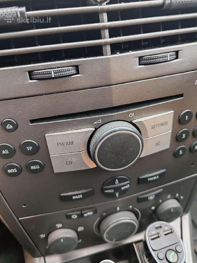 Opel astra h CD 30 radijas su CD grotuvu - nuotraukos Nr. 4