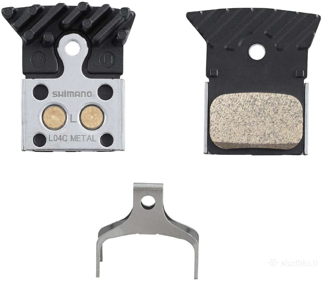 Shimano L04c Metal diskinių stabdžių kaladėlės - nuotraukos Nr. 2