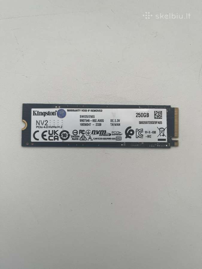 Kingston 256 Nvme