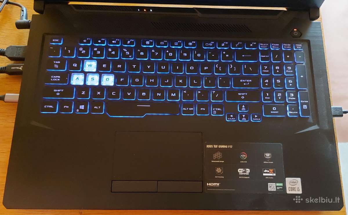 Asus Tuf Gaming F17 Gtx 1650 Ti / i5 / 16 GB RAM - nuotraukos Nr. 2