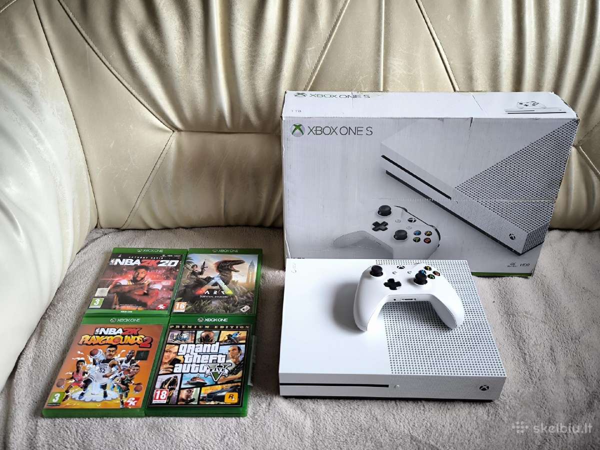 Xbox one S 1tb ir4 zaidimai