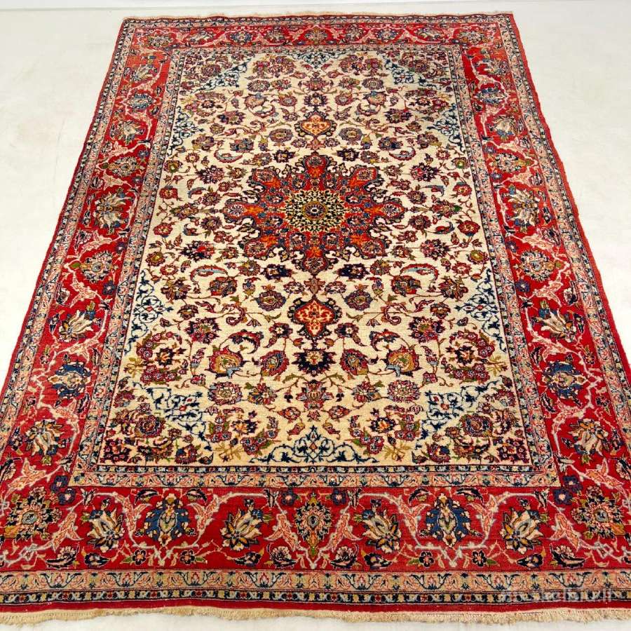Vilnonis rankų darbo kilimas "Isfahan" - nuotraukos Nr. 2
