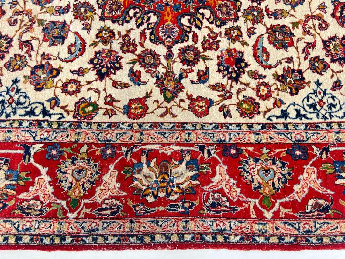 Vilnonis rankų darbo kilimas "Isfahan" - nuotraukos Nr. 7