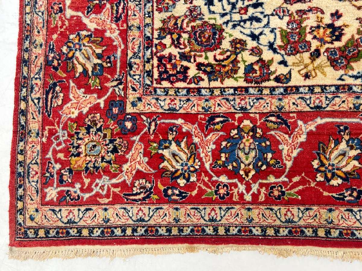 Vilnonis rankų darbo kilimas "Isfahan" - nuotraukos Nr. 8
