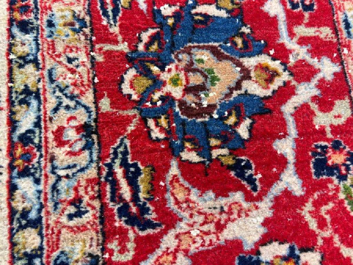 Vilnonis rankų darbo kilimas "Isfahan" - nuotraukos Nr. 13