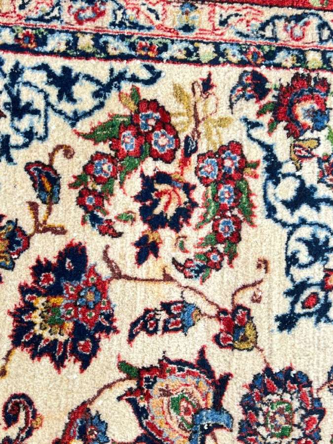 Vilnonis rankų darbo kilimas "Isfahan" - nuotraukos Nr. 15