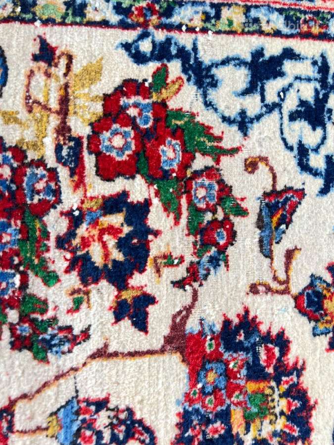 Vilnonis rankų darbo kilimas "Isfahan" - nuotraukos Nr. 16