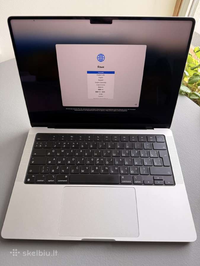 MacBook Pro 14" M3 8/512, Garantija iki 2026-10-23