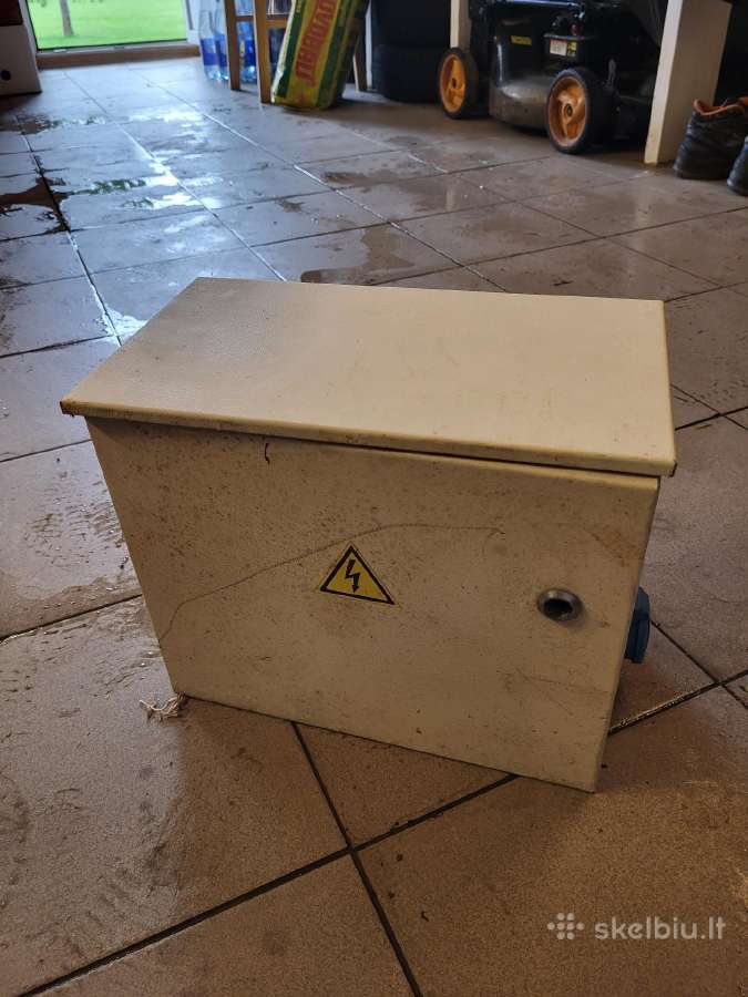 Statybinio elektros įvado dėžutė