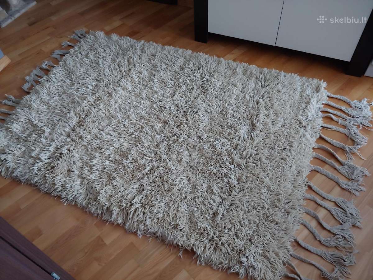 Vilnonis Turkiškas kilimas, originalus,ranku darbo - nuotraukos Nr. 2