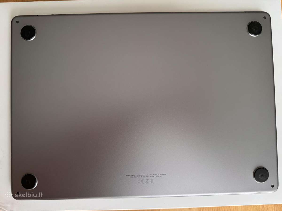 MacBook Air 15" M2, 8gb RAM, 256gb SSD, Space Gray - nuotraukos Nr. 3