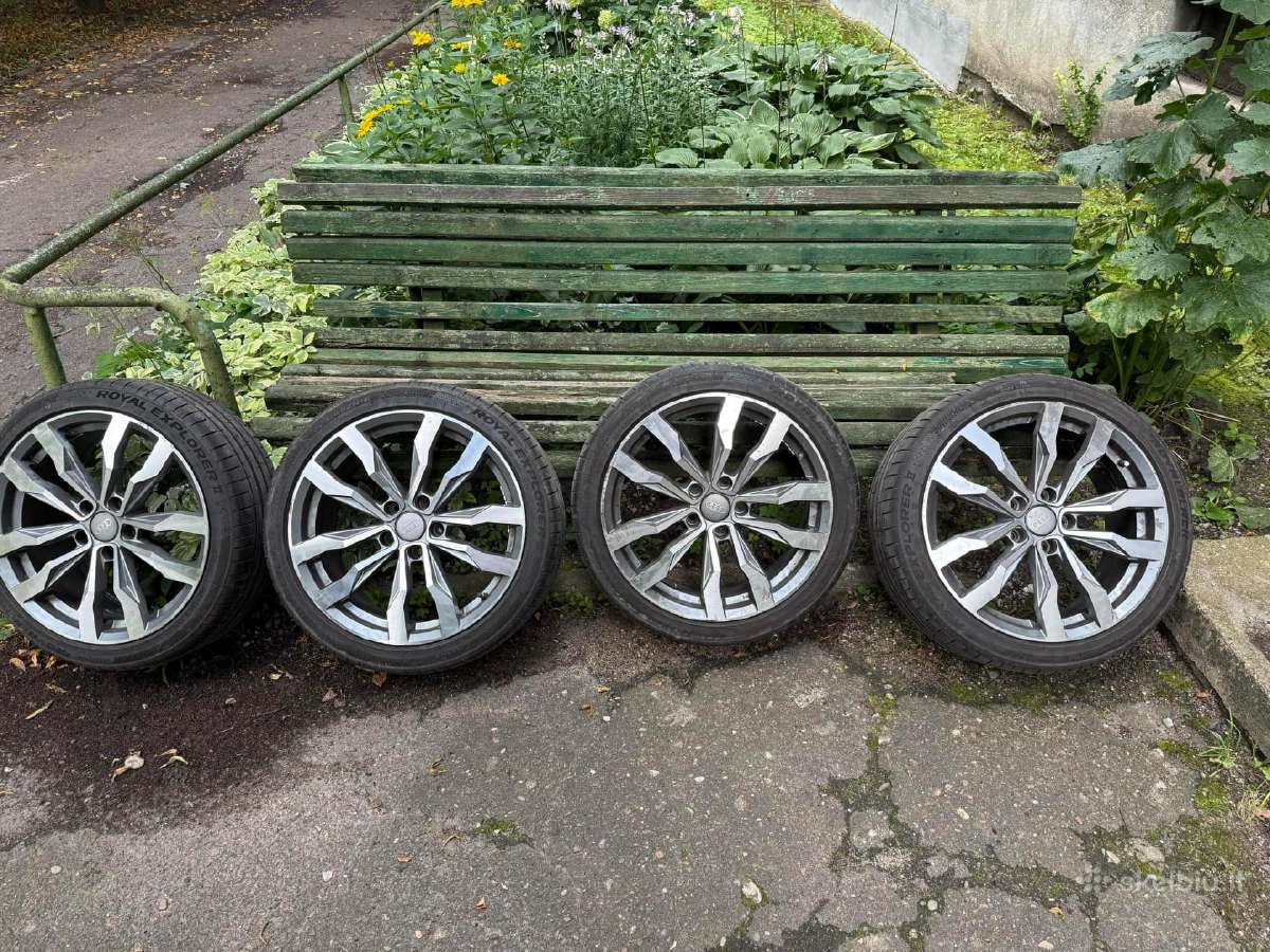 R18 225/40 Ratlankiai su apynaujėm M+s