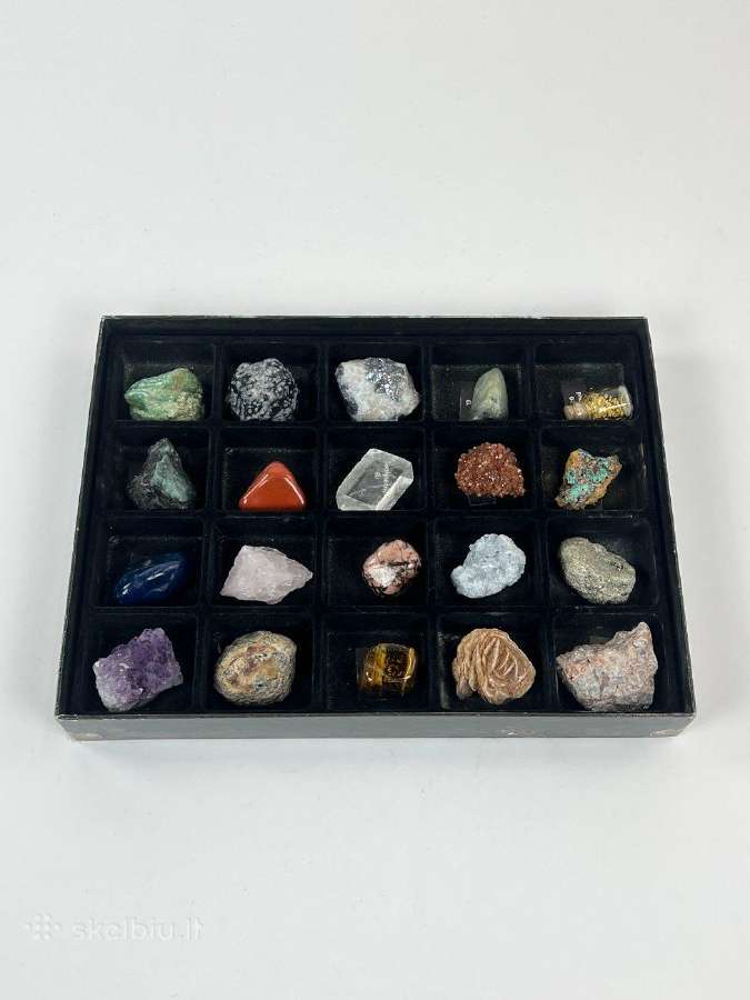 Mineralų kolekcija dėžutėje - nuotraukos Nr. 6