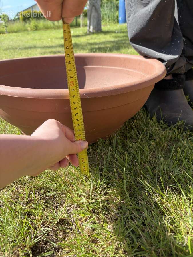 Didelis plastikinis vazonas 50cm - nuotraukos Nr. 3