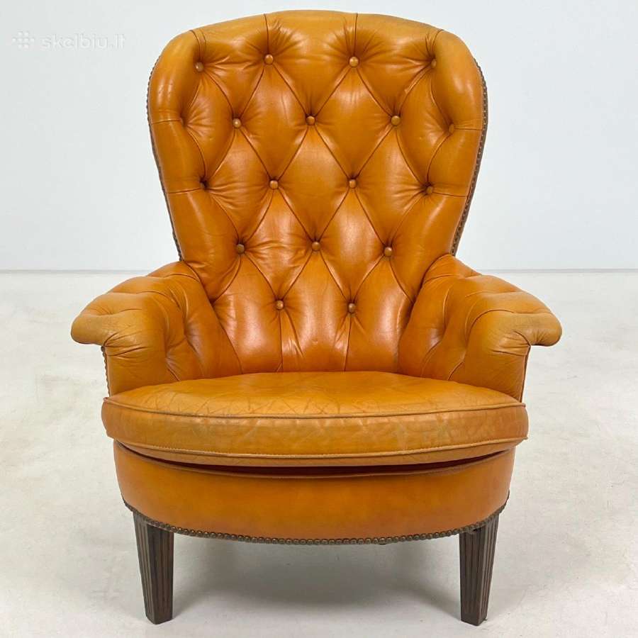 Odinis chesterfield stiliaus fotelis - nuotraukos Nr. 2