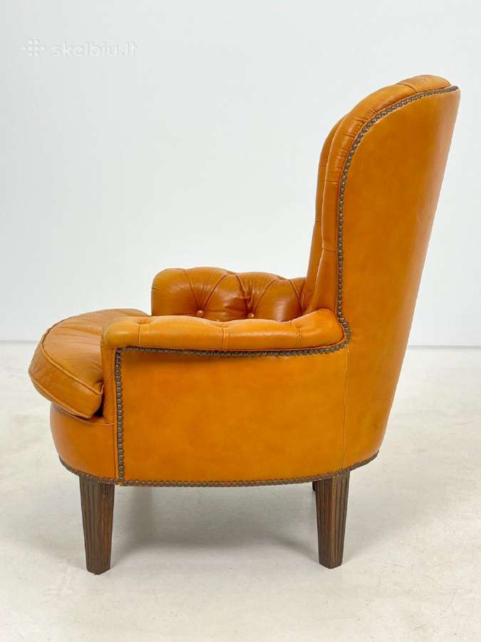 Odinis chesterfield stiliaus fotelis - nuotraukos Nr. 4
