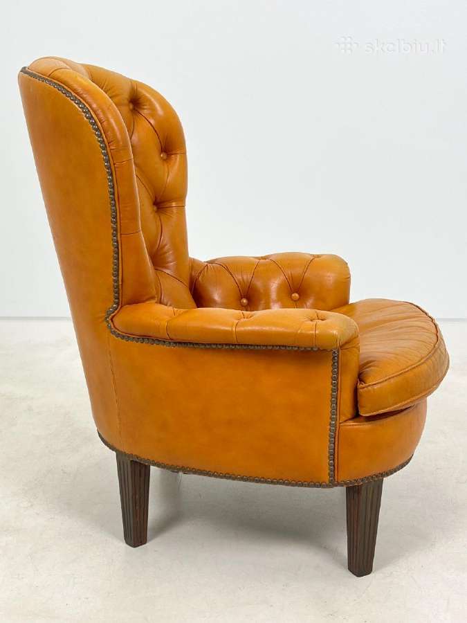 Odinis chesterfield stiliaus fotelis - nuotraukos Nr. 5