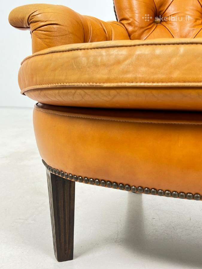 Odinis chesterfield stiliaus fotelis - nuotraukos Nr. 8