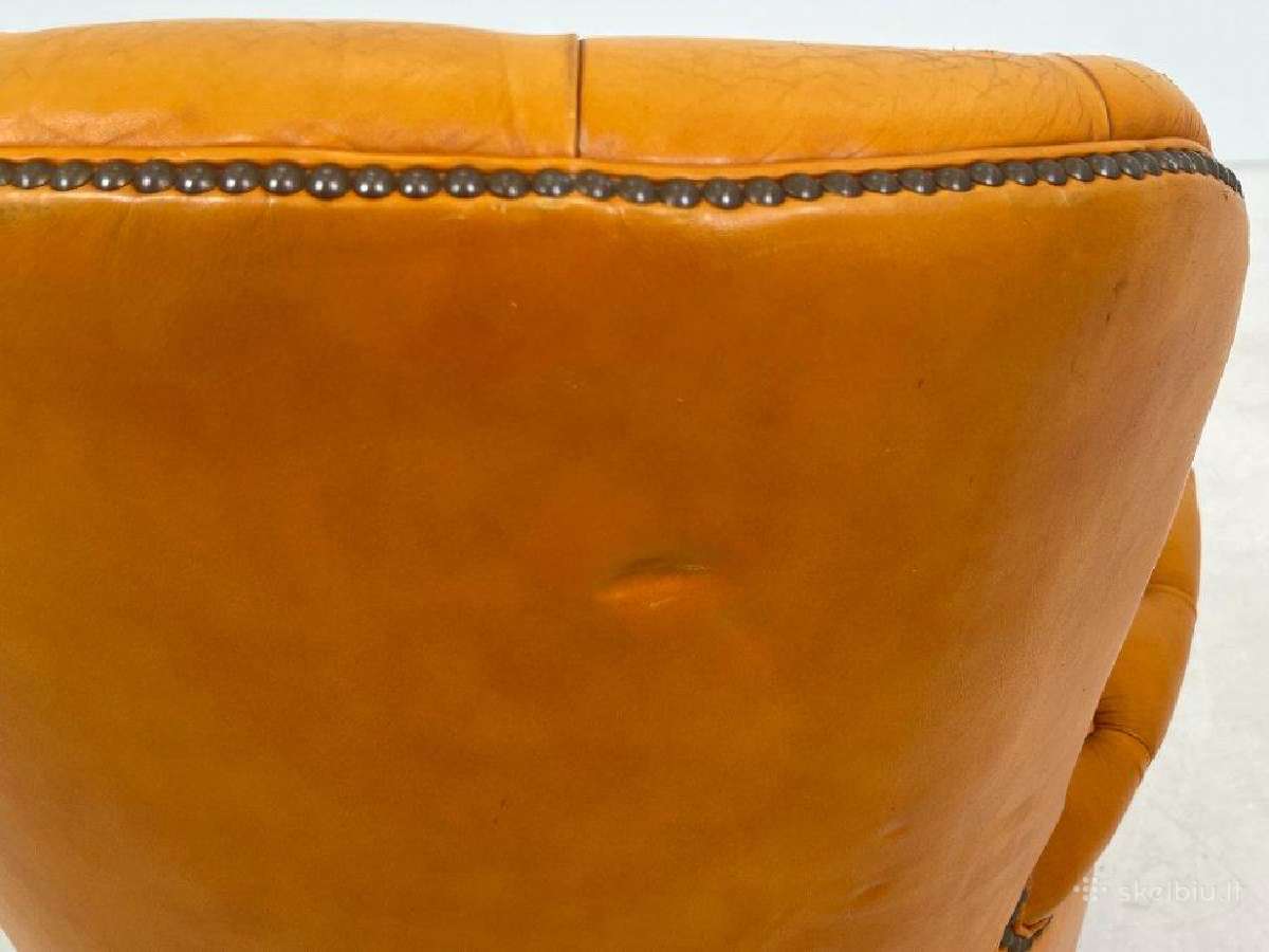 Odinis chesterfield stiliaus fotelis - nuotraukos Nr. 12