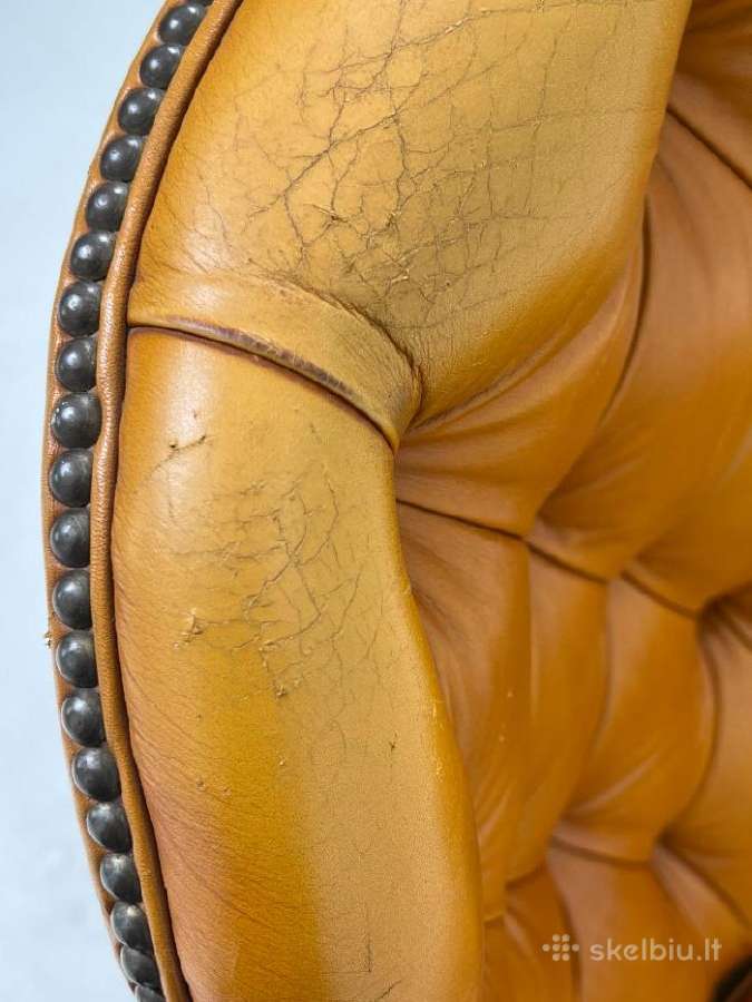 Odinis chesterfield stiliaus fotelis - nuotraukos Nr. 13