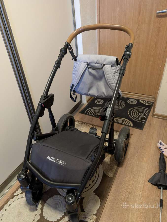 Mili Way 3in1 vežimėlio komplektas su Carlo Isofix - nuotraukos Nr. 7