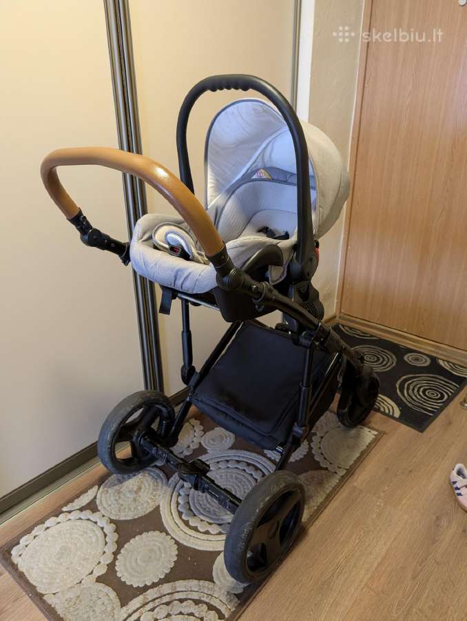 Mili Way 3in1 vežimėlio komplektas su Carlo Isofix - nuotraukos Nr. 4