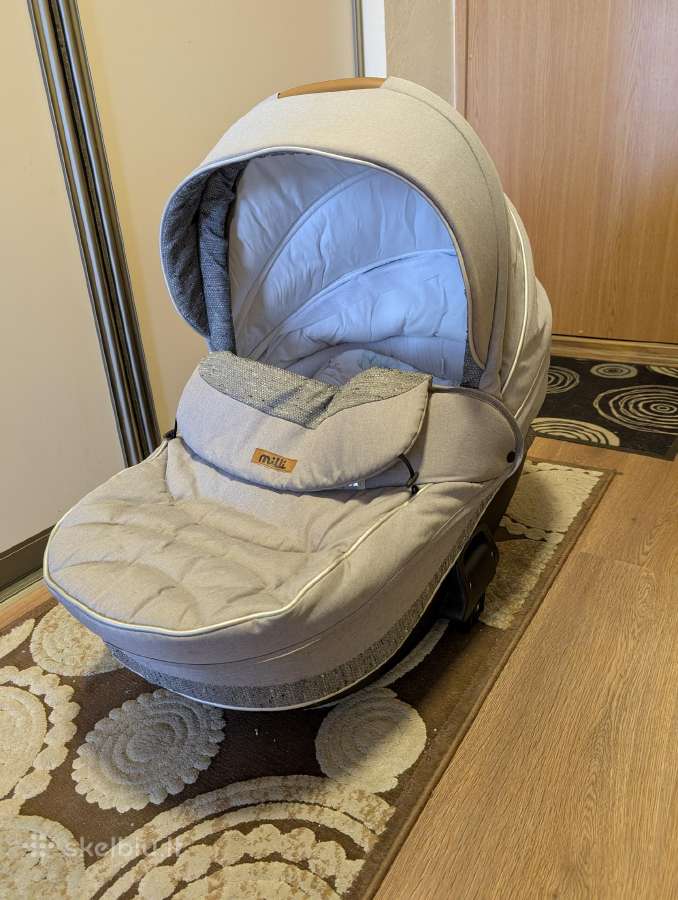 Mili Way 3in1 vežimėlio komplektas su Carlo Isofix - nuotraukos Nr. 9