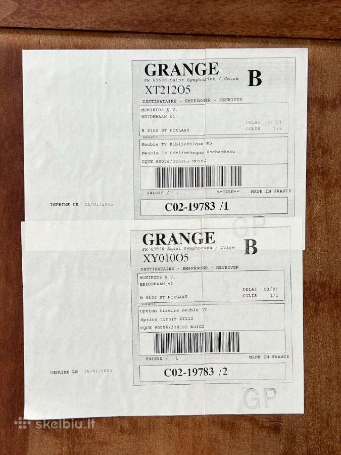 "Grange" TV komoda su durimis transformeriais - nuotraukos Nr. 14