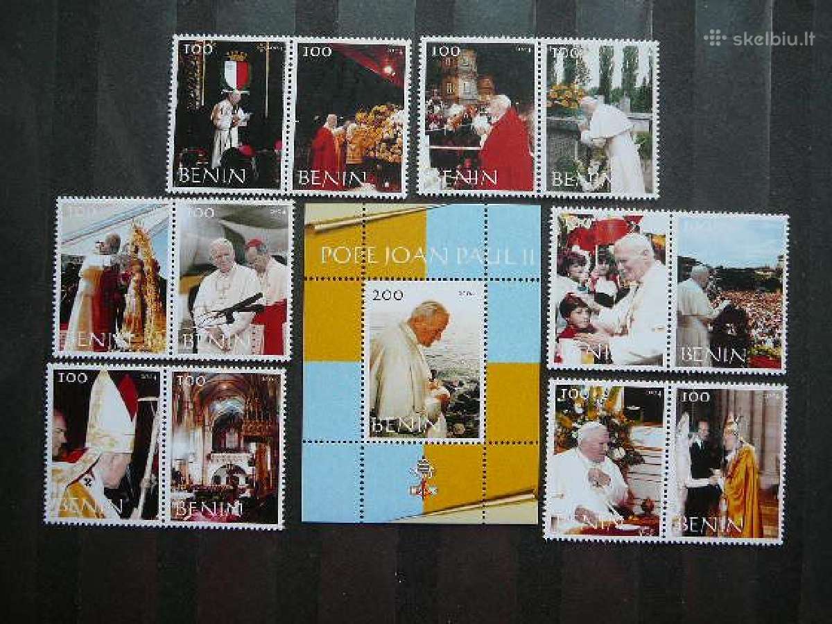 Popiezius J. Paulius II Beninas 2004 svarus bnn55s