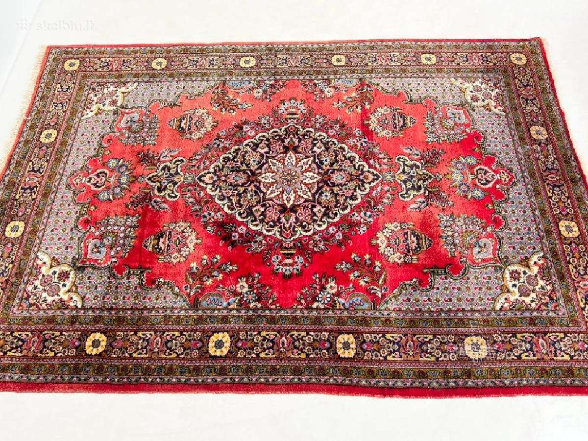 Vilnonis, rankų darbo kilimas "Tabriz" - nuotraukos Nr. 4