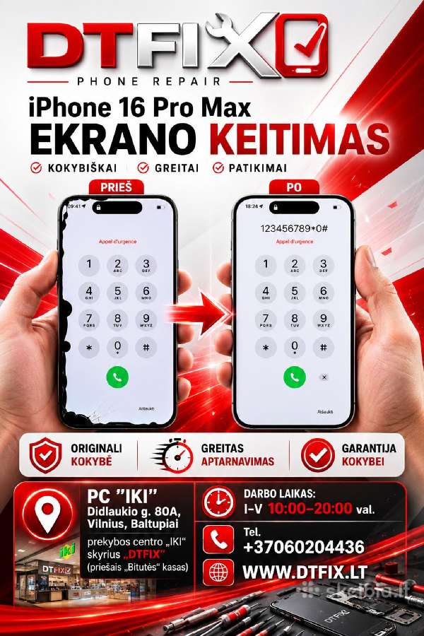 iPhone, Samsung, Xiaomi, Huawei, Remontas Vilniuje - nuotraukos Nr. 25