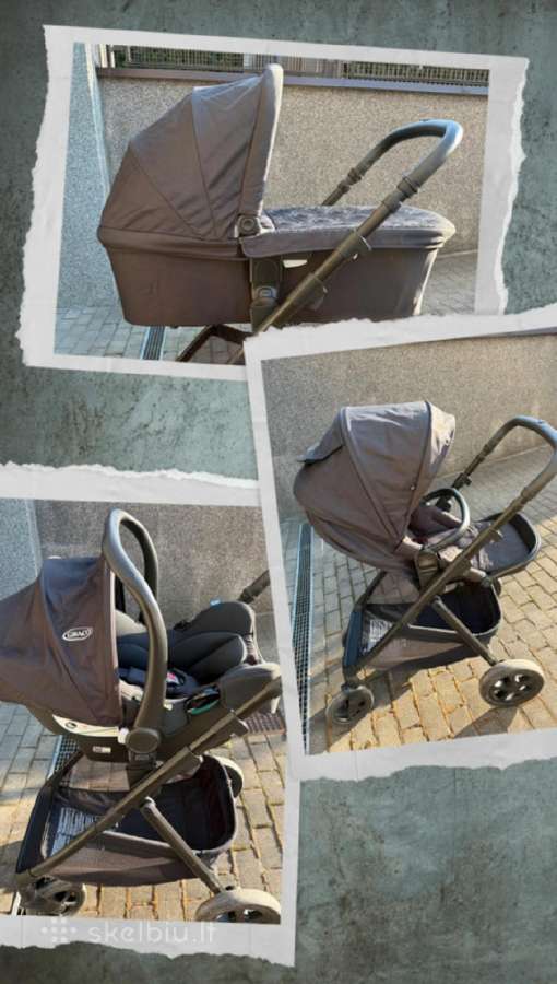 Graco vežimėlis 3 in 1 Near2me Dlx Trio