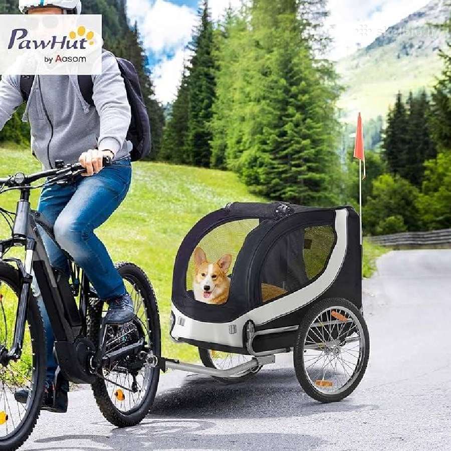 Dviračio priekaba augintiniams