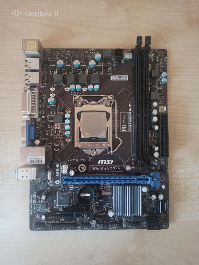 H61m-p20 + i5-3350p