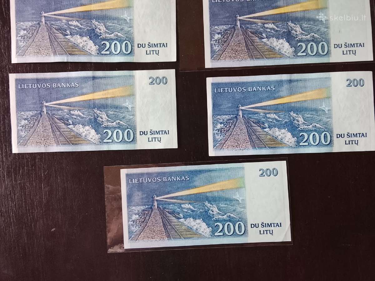 200 Litų 1997m.aunc. - nuotraukos Nr. 8
