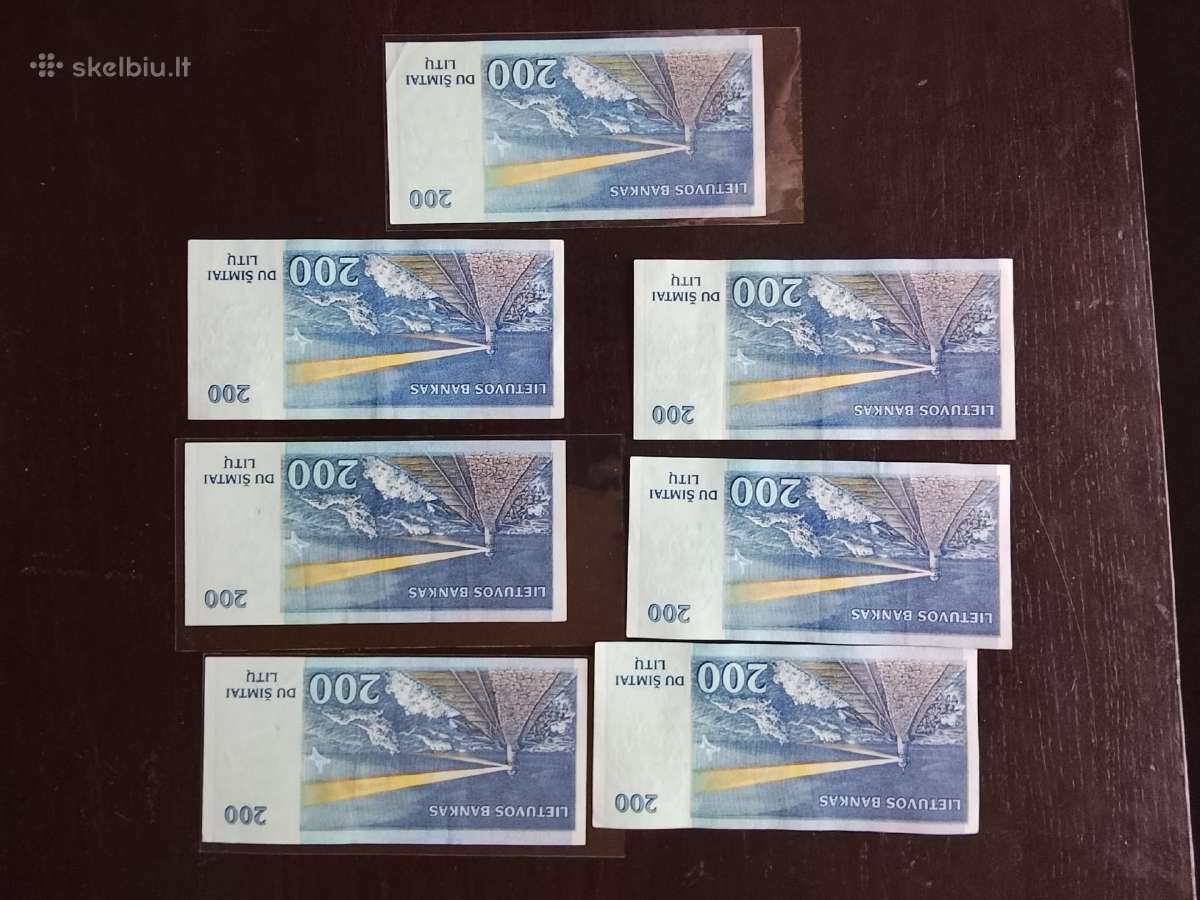 200 Litų 1997m.aunc. - nuotraukos Nr. 4