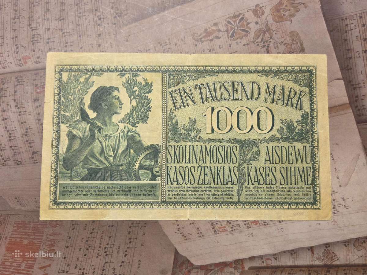 1000 mark 1918 Kowno