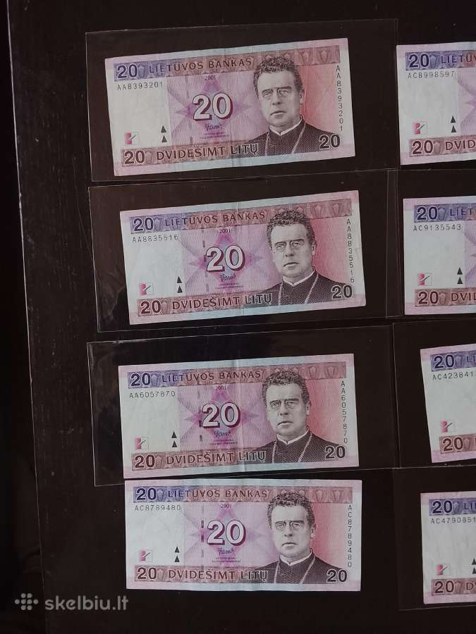 20 Litų 2001m. - nuotraukos Nr. 2