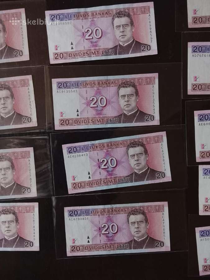 20 Litų 2001m. - nuotraukos Nr. 3