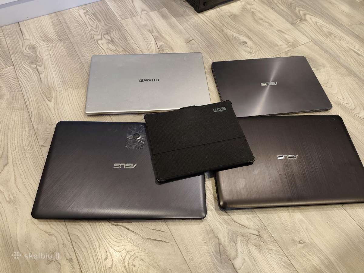 4 Laptopai ir Planšetė