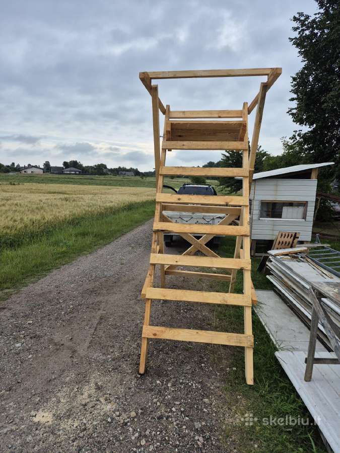 Medžioklės bokšteliai, kopėčios. - nuotraukos Nr. 3