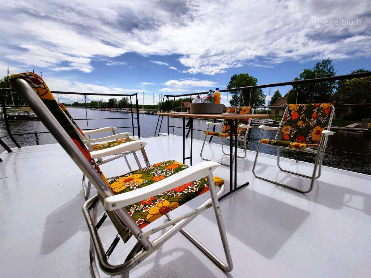Pontoninis laivas - namas. Houseboat - nuotraukos Nr. 3