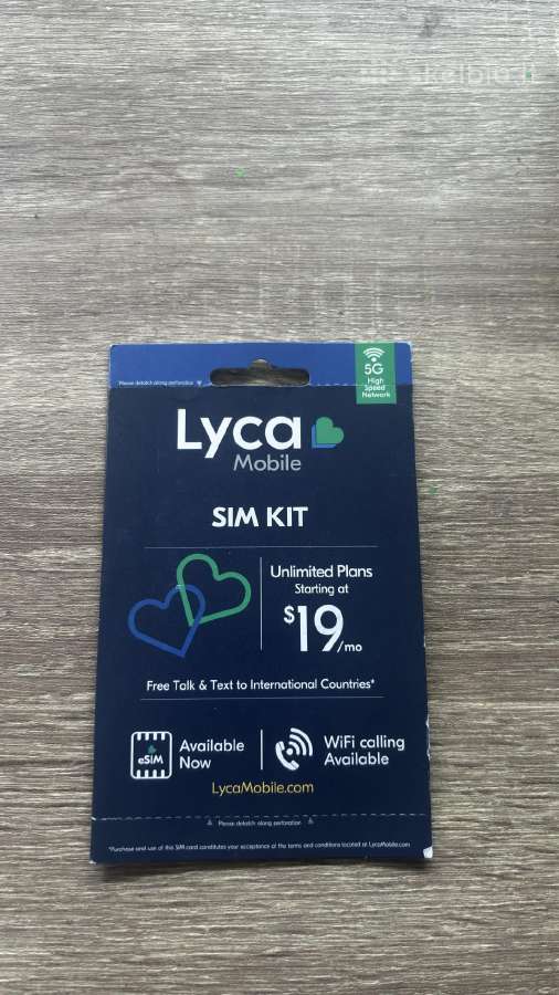 Parduodu Usa sim kortele