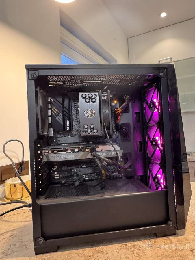 Žaidimų kompiuteris Ryzen 5 5600x 3060 12gb Vram - nuotraukos Nr. 4