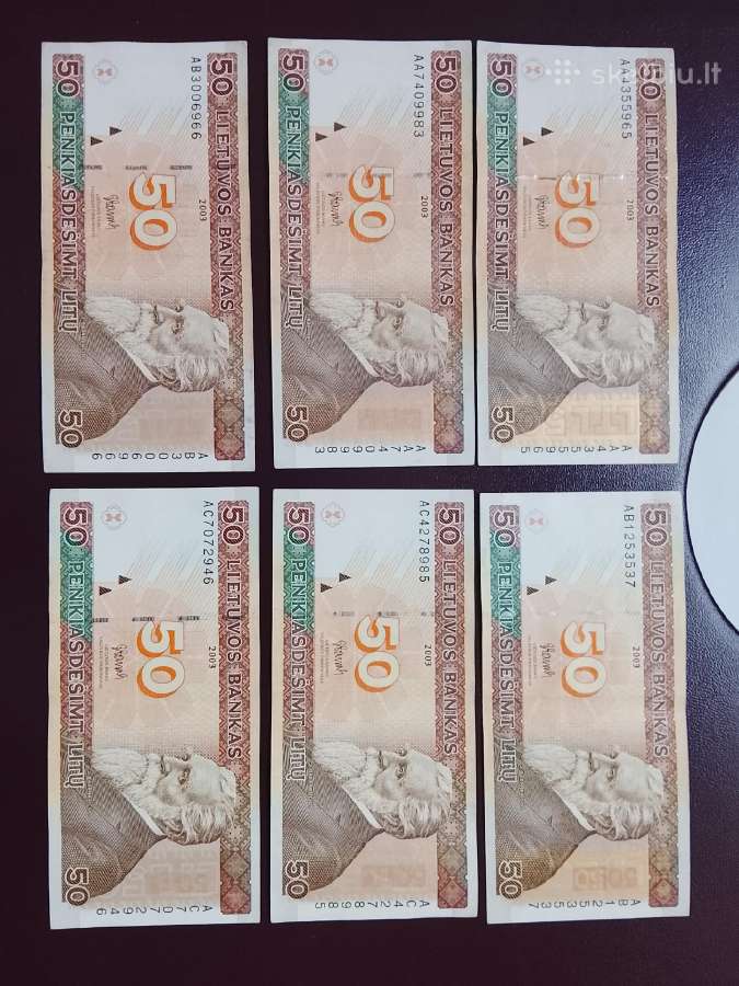 50 Litų.2003m.