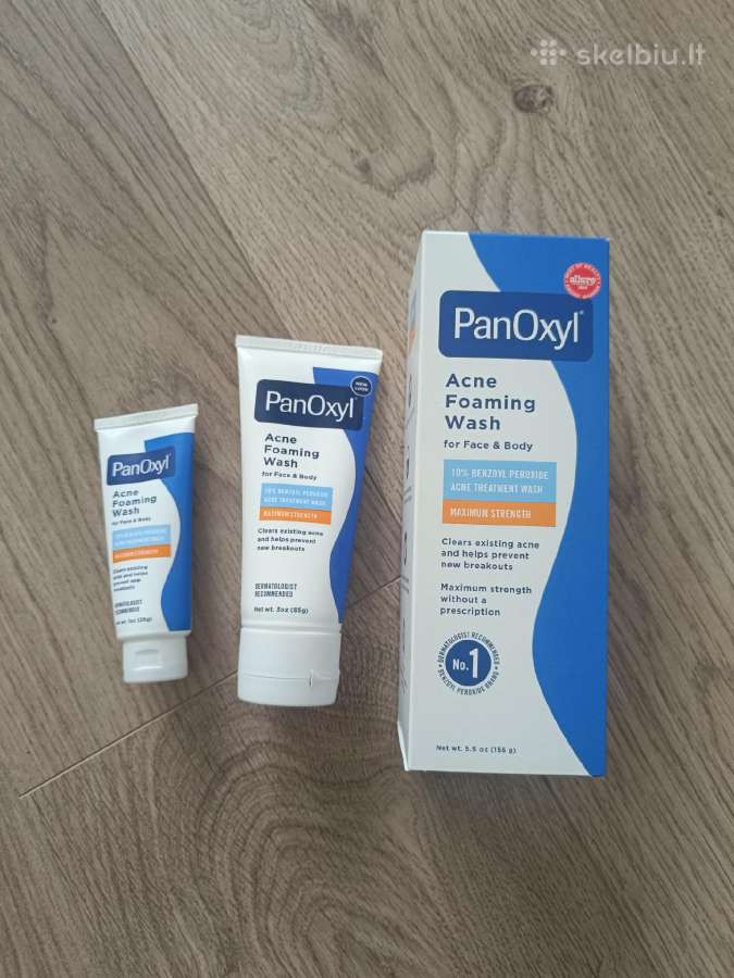 Panoxyl įvairių dydžių