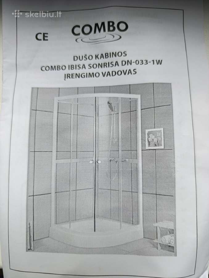 Parduodu naują dušo kabiną.